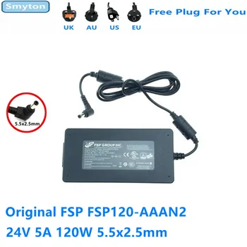 Оригинальный Адаптер Питания с Коммутацией Переменного Тока Зарядное Устройство Для FSP FSP120-AAAN2 24V 5A 120W 5.5x2.5mm Источник Питания