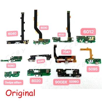 Оригинальный разъем USB-док-станции для зарядки Гибкий кабель для Alcatel 6040 8030 6032 6012 5080 6045 7047 5095 8020 5098 9008