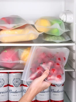 Пакеты для консервирования продуктов EVA для хранения продуктов в холодильнике, фруктов и овощей, пакеты для герметизации пищевых продуктов можно использовать повторно