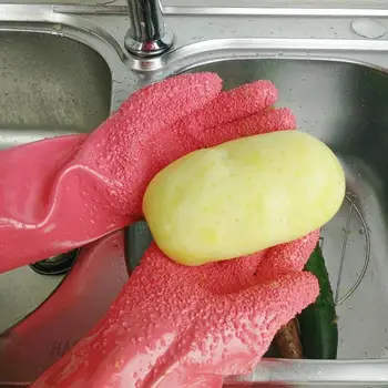 Перчатки для чистки картофеля в японском стиле, противоскользящие перчатки