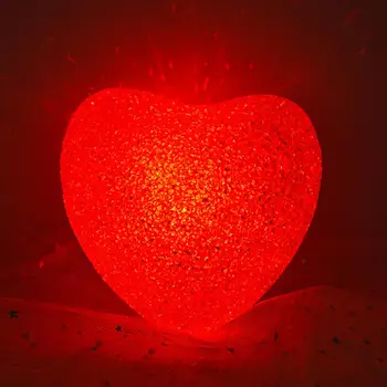 Пластиковая декоративная прикроватная лампа Love Heart на День Святого Валентина, декор, лампа Love Heart, Товары для дома