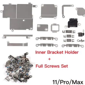 Полный комплект внутреннего металлического кронштейна, держателя и винтов для iPhone 11 11Pro Max, замена внутренних аксессуаров