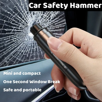 Портативный аварийный молоток Safery для разбивания стекла Автомобильный наружный молоток безопасности