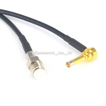 Радиочастотный коаксиальный разъем FME Female-MS156 Rightangle Connector USB-модемный адаптер-удлинитель 20 см RG174