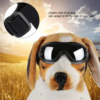 Регулируемые защитные очки для собак средних и крупных пород, Защищают от ветра, Вызывающего Аллергию у собак, Стильные, Отлично подходят для загорания, парковки, грузовика, Лодки