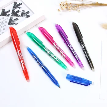 Ручки Kawaii 0,5 мм цветные ластики гелевые ручки Инструменты для письма и рисования для студентов Школьные принадлежности канцелярские принадлежности 4шт
