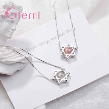 Самое популярное простое, темпераментное, милое, особенное ожерелье из бисера стерлингового серебра 925 пробы с подвеской в виде звезды для женщин, подарок для девушек