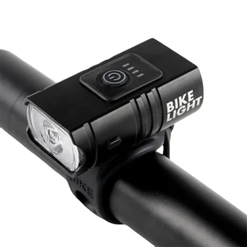 Светодиодные велосипедные фары 1000 / 1200LM, USB Перезаряжаемый индикатор питания, Передняя лампа для горного шоссейного велосипеда, фонарик, Велосипедное снаряжение MTB