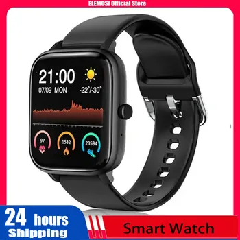 Смарт-часы Elemosi с циферблатом, Bluetooth-вызов, запись сна, напоминание об упражнениях, уведомление о сообщении, Магнитное зарядное устройство, смарт-часы