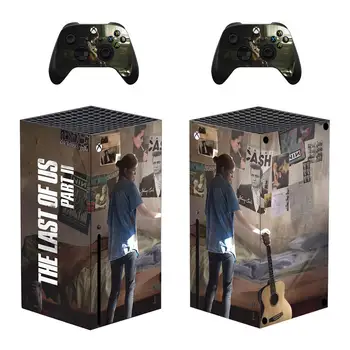 Чехол-наклейка The Last of Us Skin для консоли Xbox Series X и контроллеров Виниловая наклейка Xbox Series X Skin Sticker Decal
